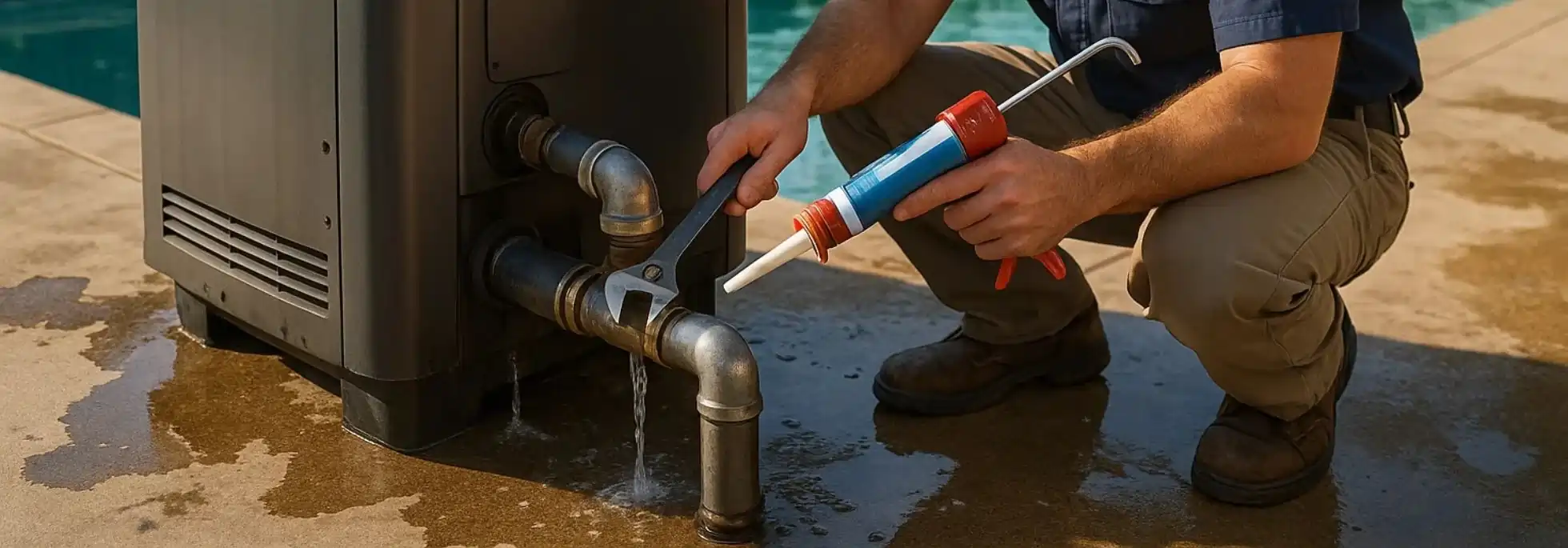  Pool Heater Leak Repair - HVAC Bowmanville