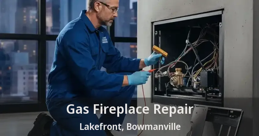Gas Fireplace Repair Lakefront, Bowmanville - ON