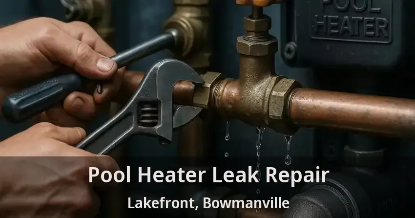 Pool Heater Leak Repair Lakefront, Bowmanville - ON