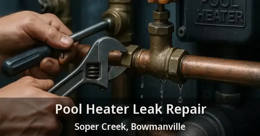Pool Heater Leak Repair Soper Creek, Bowmanville - ON