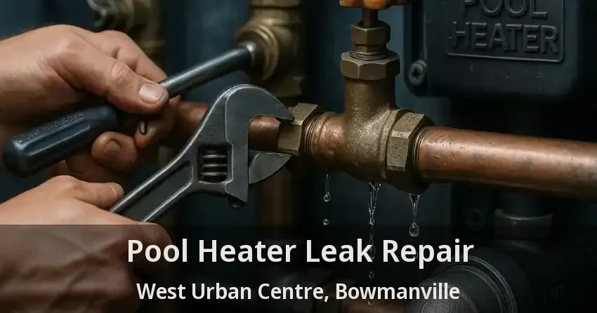 Pool Heater Leak Repair West Urban Centre, Bowmanville - ON